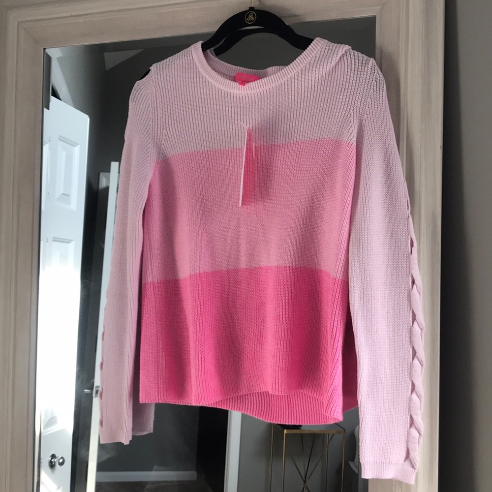 NWT Pink Lilly Pulitzer sweater